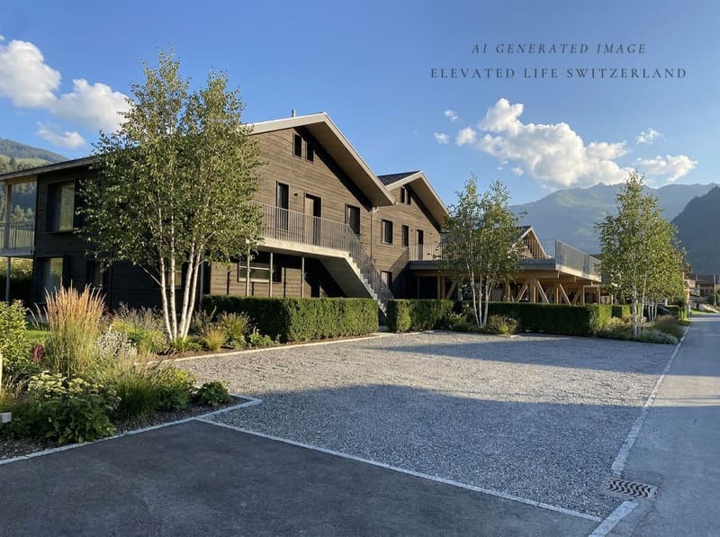 Paix et sérénité, jardin et montagnes (3)