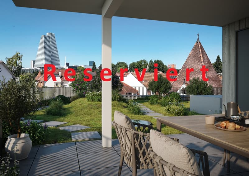 RISERVATO: Appartamento attico esclusivo di 3,5 locali con studio e grande giardino sul tetto (1)