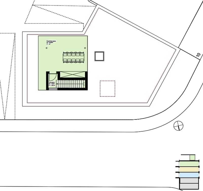 RISERVATO: Appartamento attico esclusivo di 3,5 locali con studio e grande giardino sul tetto (20)