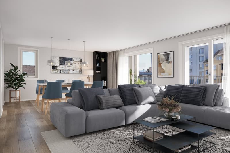 Exklusive 4.5-Zi-Wohnung an der Stadtgrenze in Birsfelden - nach totaler Kernsanierung (5)