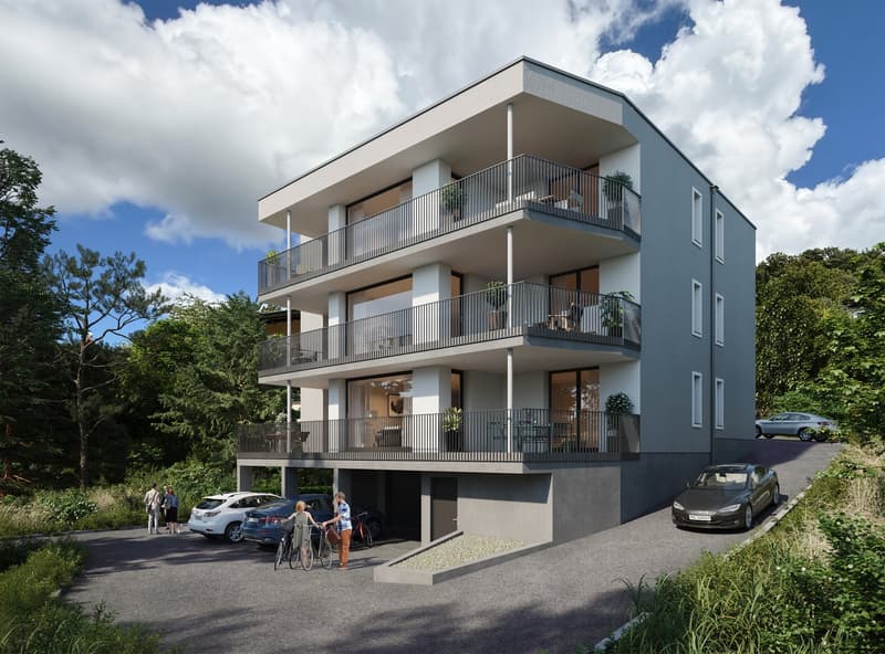 Erstbezug NEUBAU: 4.5-Zimmer-Wohnung mit Gartensitzplatz an ruhiger Lage in Liestal (1)