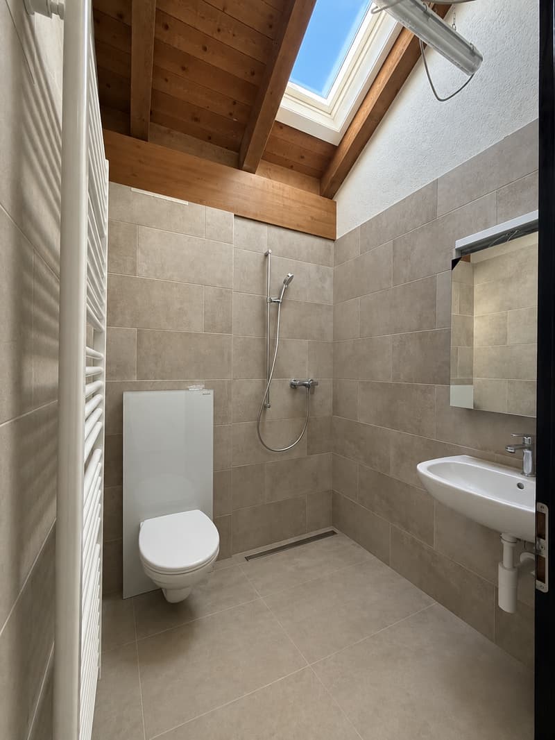 Charmantes Dachgeschoss-Studio mit Balkon in Reinach (4)