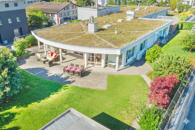 Appartement attique 5.5 pièces avec terrasse de jardin de 550 m², un rêve.... (10)