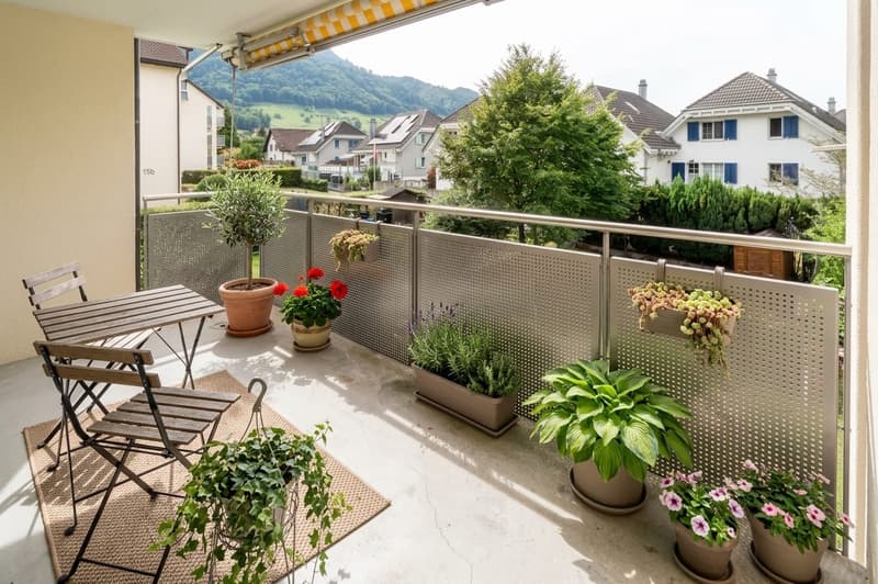 3.5 Zimmer Wohnung mit 71 m² mit Balkon und Lift in Reichenburg (1)