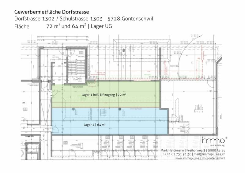 Grundriss Lager UG 1