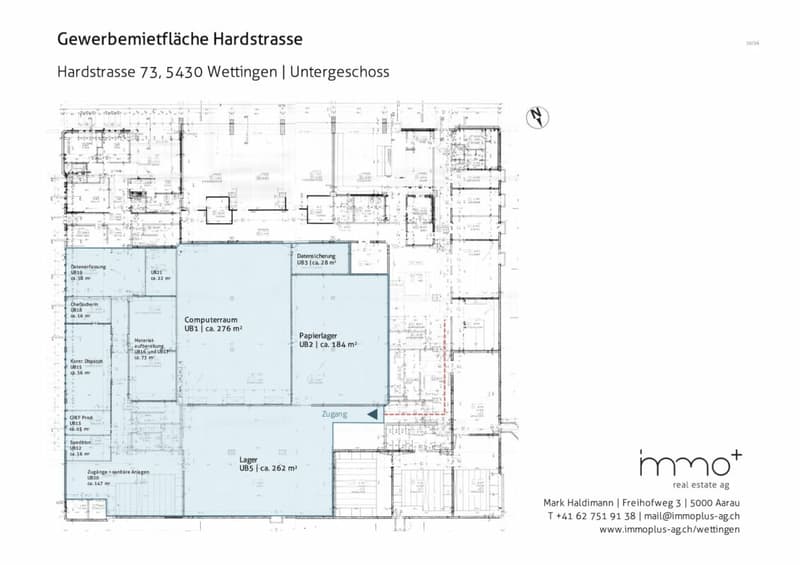 Grundriss | 1. UG | 1'154 m²