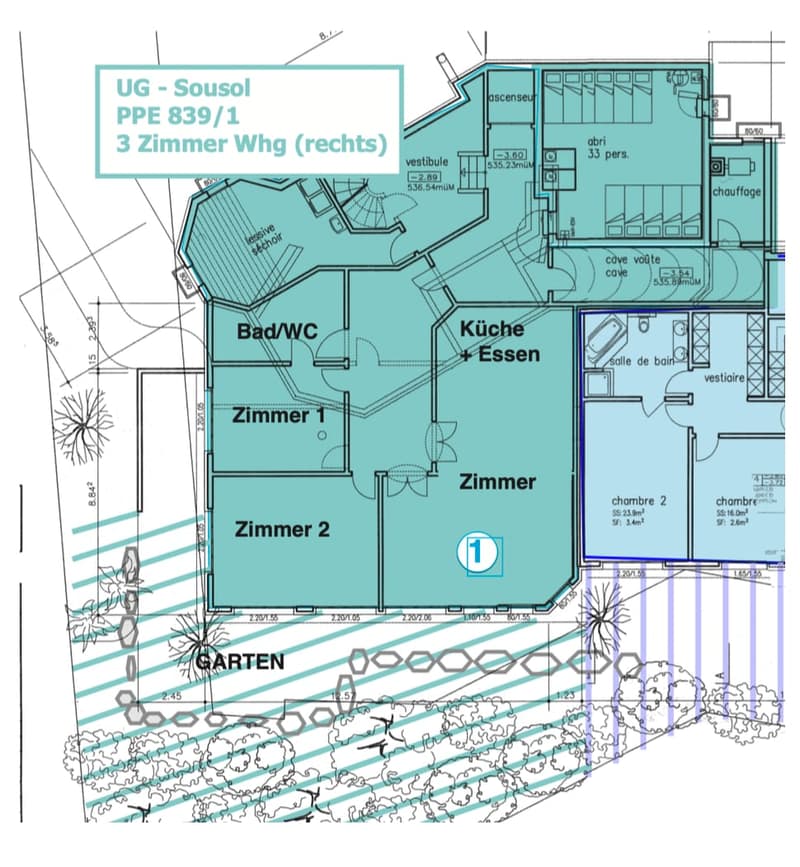 Appartamento terrazza 3.5 locali con vista lago a Bellerive in vendita (8)