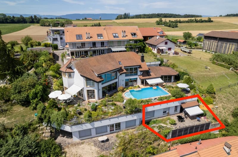 Appartamento di 3,5 locali con terrazza e vista lago a Bellerive in vendita (2)