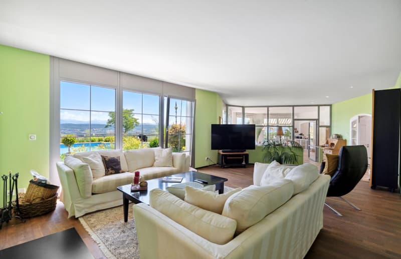 7.5-room terraced house with pool and lake view in Bellerive for sale (12)