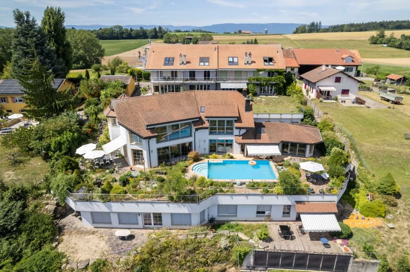 11-room villa with pool and panoramic lake view in Bellerive for sale (3)