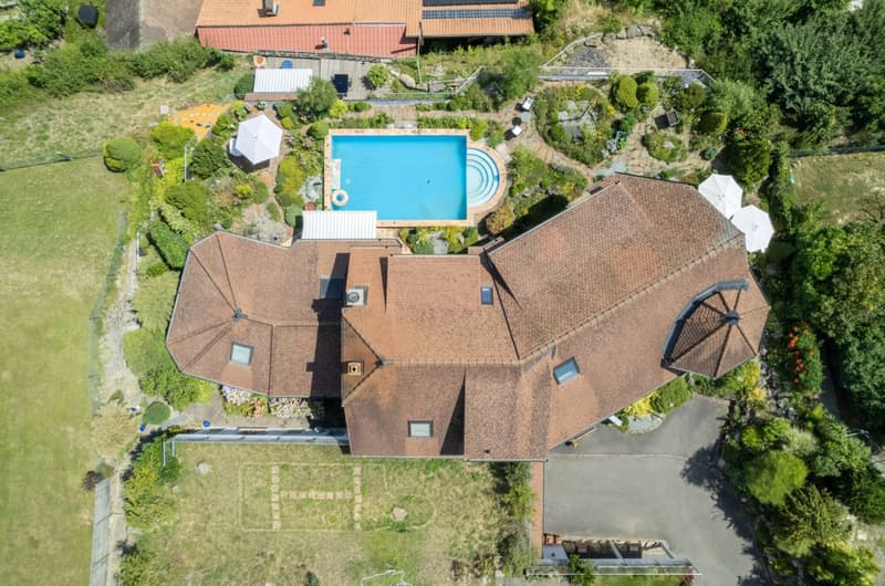 11-room villa with pool and panoramic lake view in Bellerive for sale (8)