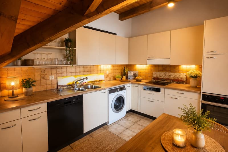 Attraktive 4.5 Zimmer-Dachwohnung mit Galerie und ausbaubarem Estrich (4)