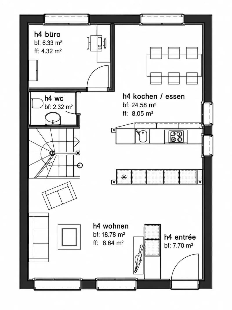 Neubau: 5.5-Zimmer-Reiheneckhaus mit Einstellhalle in Höchstetten (7)