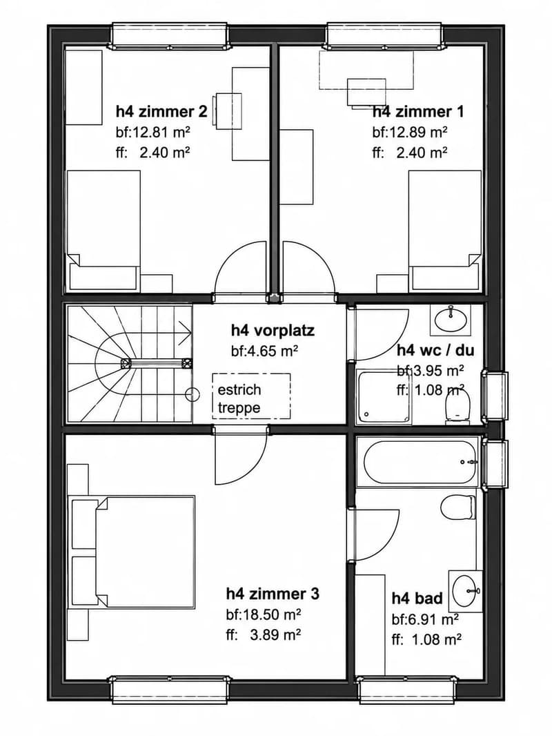 Neubau: 5.5-Zimmer-Reiheneckhaus mit Einstellhalle in Höchstetten (8)