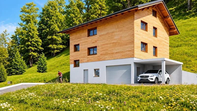 Mehrfamilienhaus mit 2 Einheiten und Bergsicht in Wattwil kaufen (1)