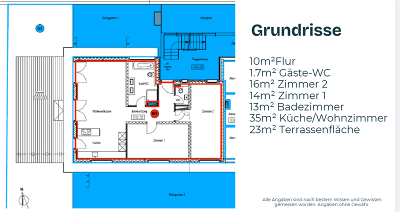 Neuwertige 3.5‑Zimmer-Erdgeschosswohnung mit Minergie und Terrasse in Ettingen (6)