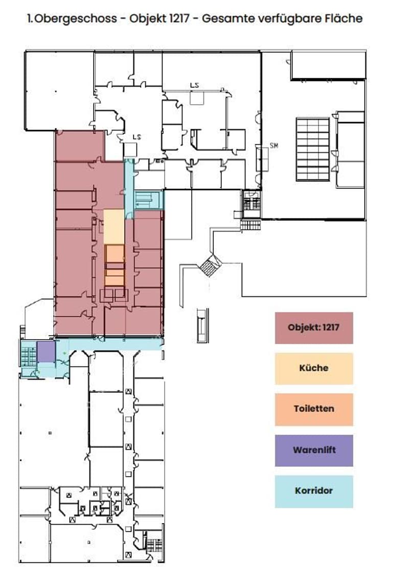 Ampio spazio in affitto in posizione centrale (2)