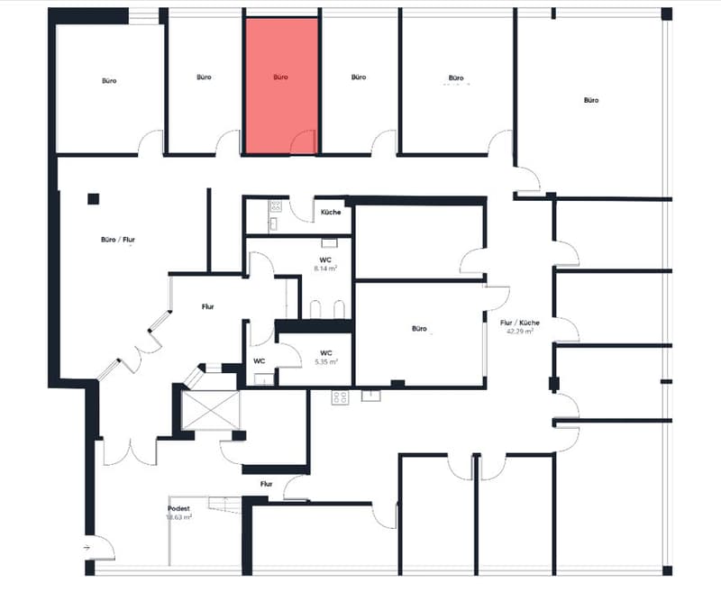 Office for 1-2 people for rent in Baar (2)