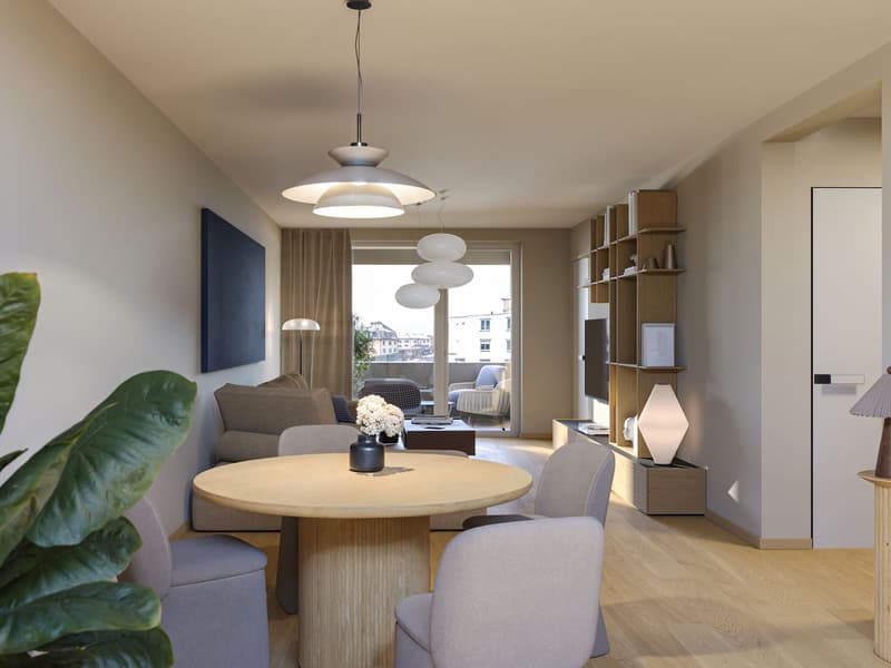 Last 2.5-room apartment on the 6th floor with a view, excellent location, 10 minutes from Zurich main station! (15)
