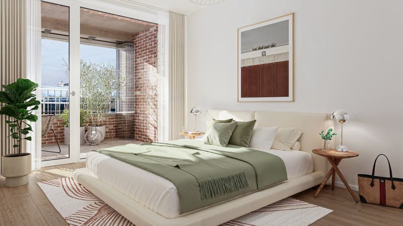 3.5 room apartment with TWO balconies in 10 minutes at Zurich main station!! (6)