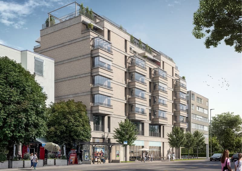 3.5 room apartment with TWO balconies in 10 minutes at Zurich main station!! (9)