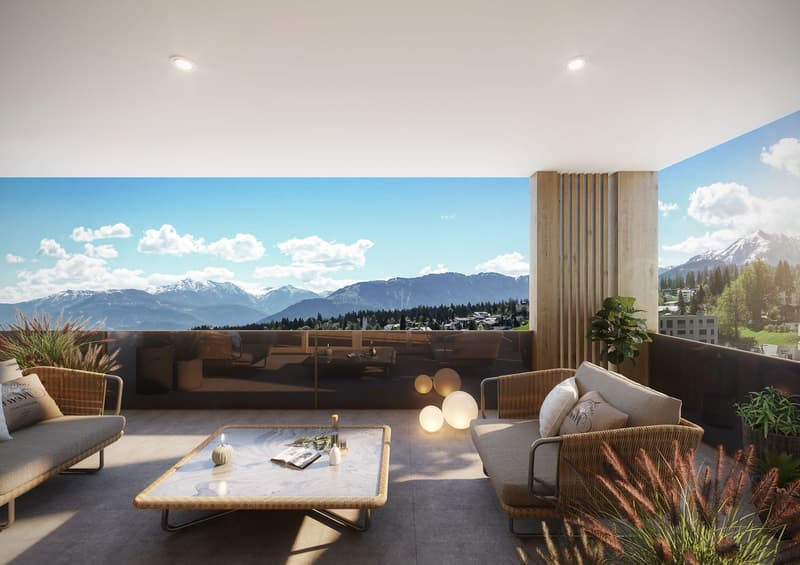 --->Bewirtschaftete 2.5 Zimmerwohnung, direkt bei den Bergbahnen in Flims! (2)