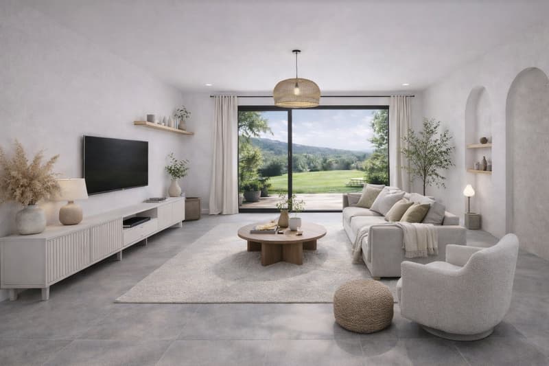 Appartement de 4,5 pièces au rez-de-chaussée (2)