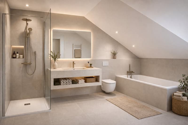 Duplex 5,5 pièces neuf sur plan – 210 m² avec suite parentale – Corban (8)
