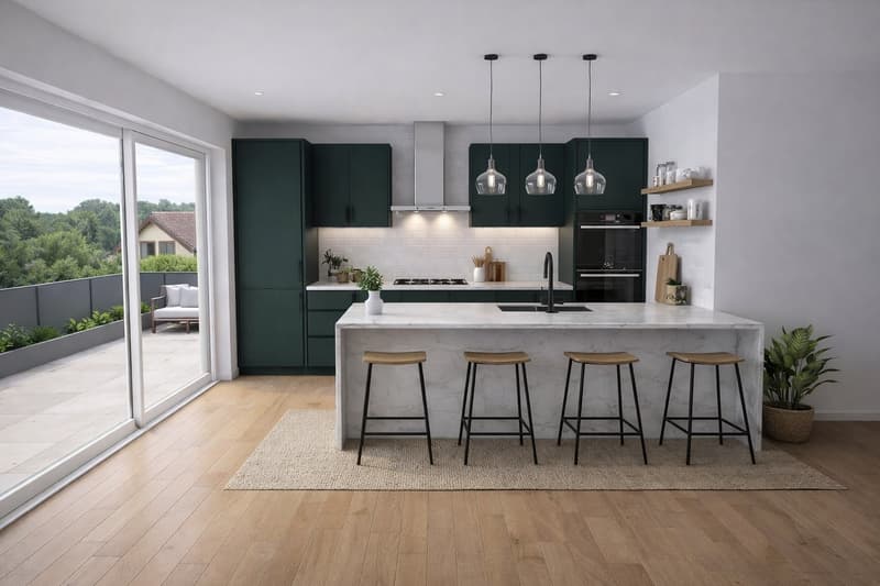 Duplex 5,5 pièces neuf sur plan – 210 m² avec suite parentale – Corban (2)