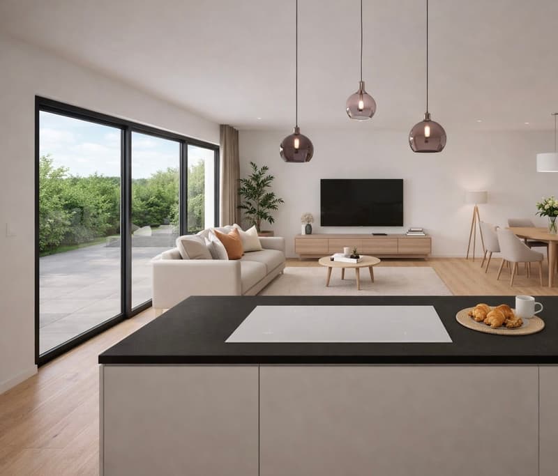 Magnifique appartement plan 3,5 pièces plain-pied - cadre calme entre trois lacs – Gampelen/Champion (1)
