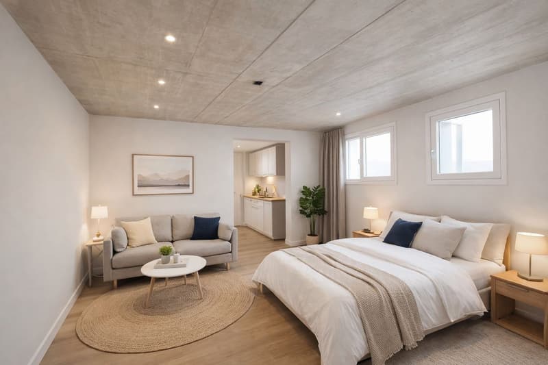 Modern new studio in Courrendlin - Finishes to choose (1)
