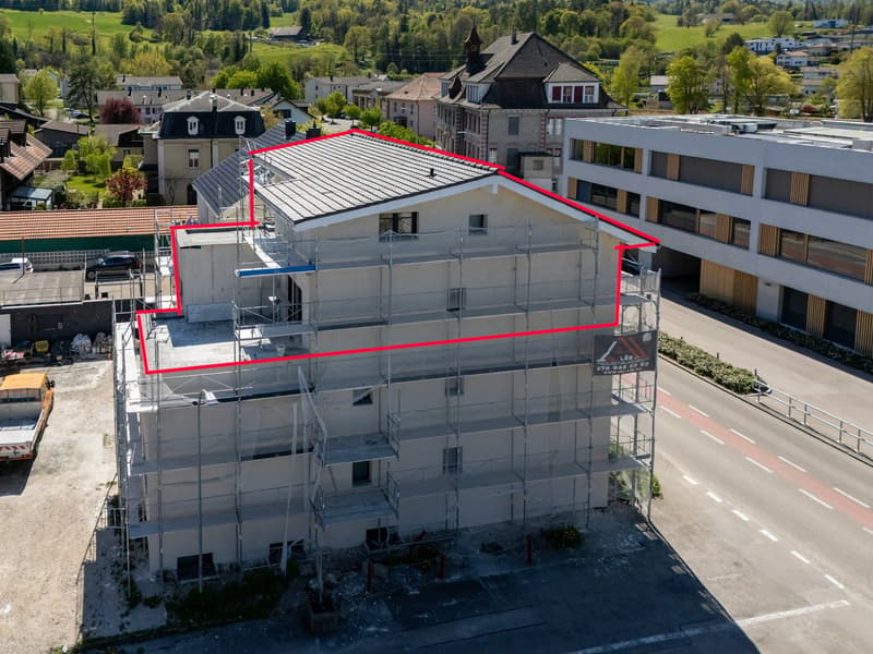 Magnificent 5.5-room duplex with unobstructed view in Courrendlin - Finishes to choose from (3)