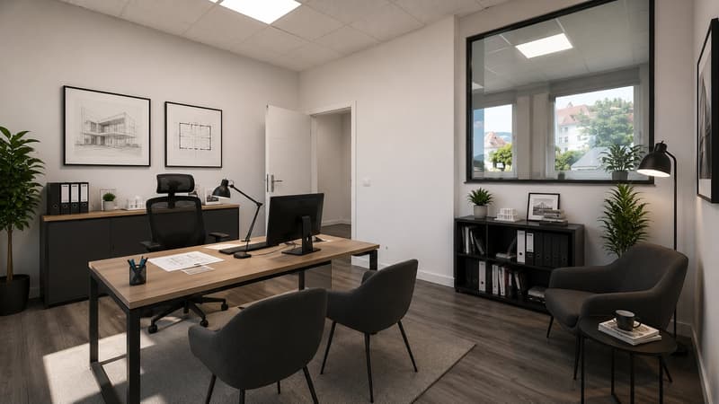 In affitto – Locale commerciale/uffici di circa 62 m² nel centro di Delémont (4)