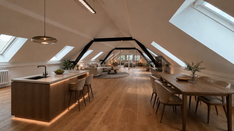 Atypical 2.5-room loft in Delémont – Charm of the old and modern comfort (3)