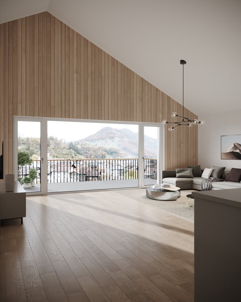 Appartement neuf exclusif de 3.5 pièces avec balcon spacieux - 117m2 - CHF 760'000.00 (3)