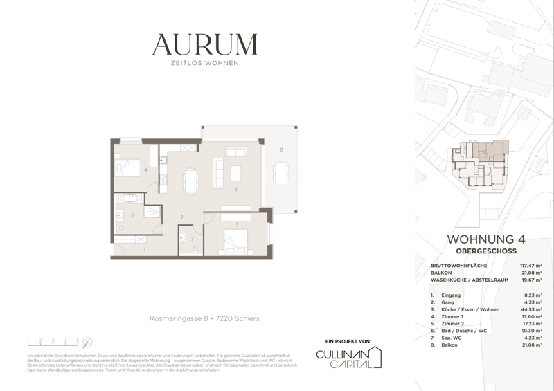 Appartement neuf exclusif de 3.5 pièces avec balcon spacieux - 117m2 - CHF 760'000.00 (13)