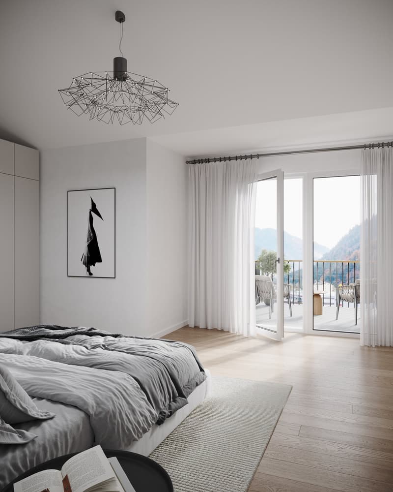 Appartement neuf exclusif de 3.5 pièces avec part de jardin spacieuse - 117m2 - CHF 720'000.00 (5)