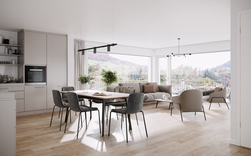 Appartement neuf exclusif de 3.5 pièces avec part de jardin spacieuse - 117m2 - CHF 720'000.00 (10)