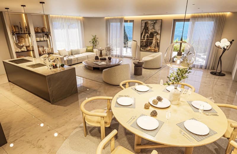 Neubau: Exklusive 3.5-Zimmer-Attikawohnung in Oberhasli (2)