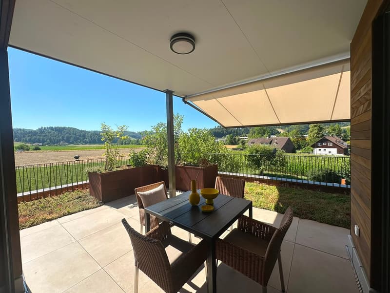 Appartamento moderno 2 locali a Gränichen – Edificio nuovo con vista e comfort (5)