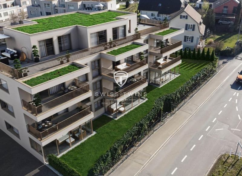 Primo Affitto Appartamento di 4,5 Locali Luminoso con Terrazza a Zweidlen (1)