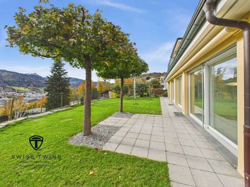 Casa di 5.5 locali con panorama e giardino in affitto a Kriens (6)