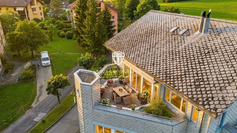 Exklusive 6.5-Zimmer-Dachmaisonette mit Wintergarten & privatem Dachgarten in Cham (12)