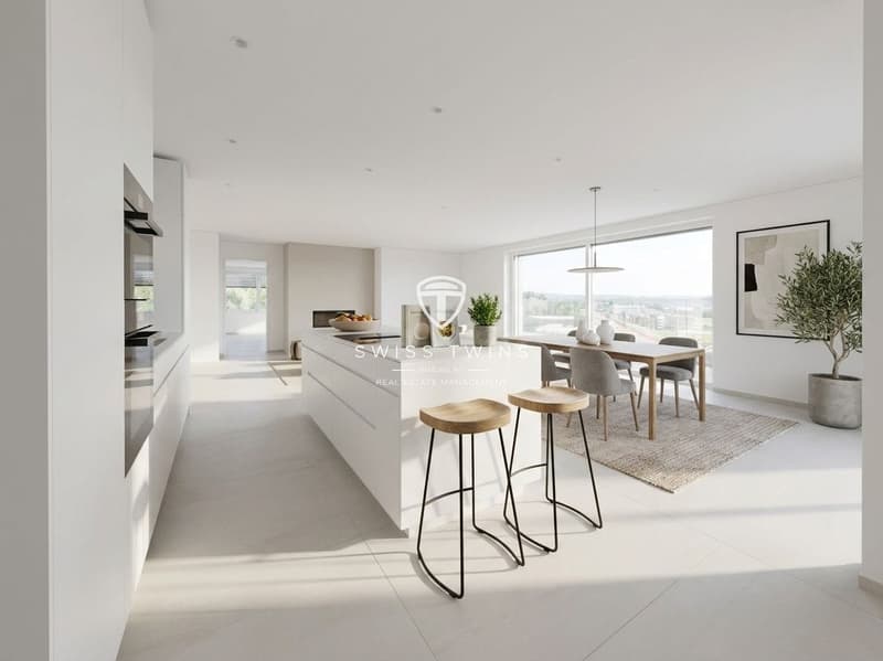 4.5-Room Penthouse with Lake View in Altendorf (1)