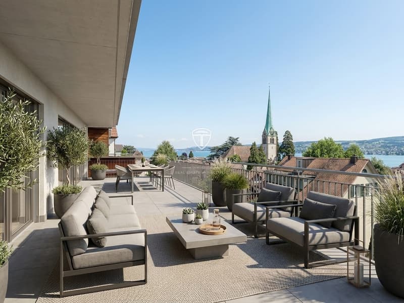 5.5-Zi. Reiheneckhaus mit Weitblick und Terrasse in Horgen (1)