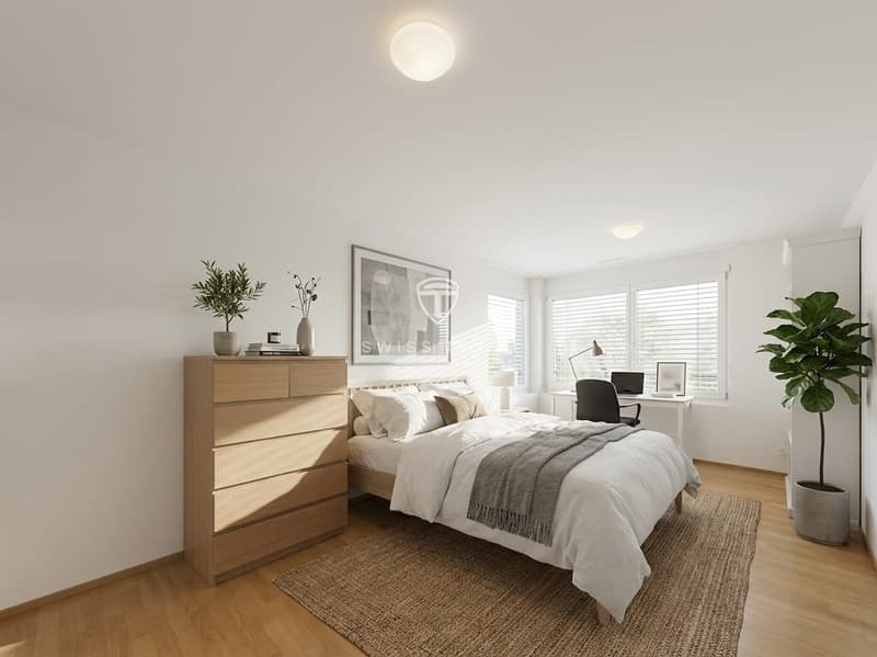 Maison mitoyenne de 5,5 pièces avec vue lointaine et terrasse à Horgen (11)