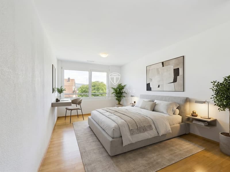 Maison mitoyenne de 5,5 pièces avec vue lointaine et terrasse à Horgen (10)