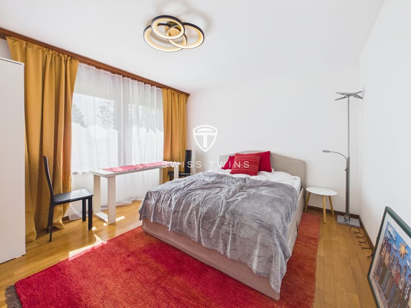 Newly renovated business 1-room serviced apartment with garden for rent in Meilen (9)