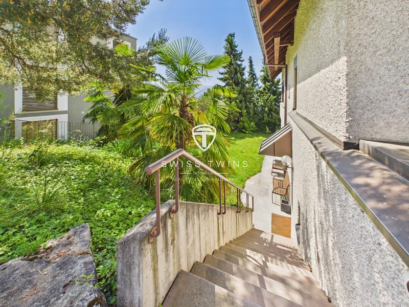 Newly renovated business 1-room serviced apartment with garden for rent in Meilen (11)