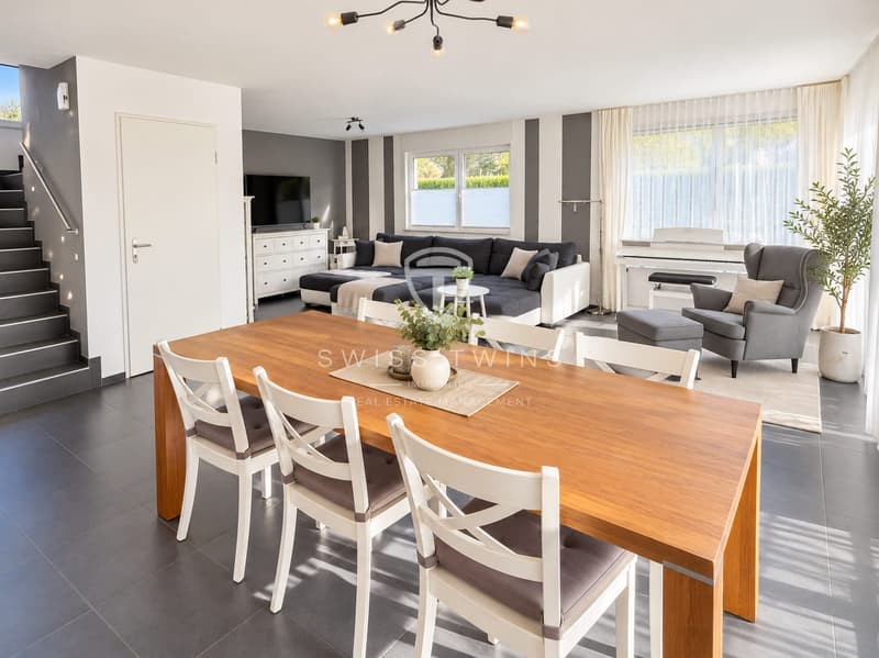 Modernes 6.5-Zimmer-Einfamilienhaus mit Wellnessoase in Emmenbrücke (2)